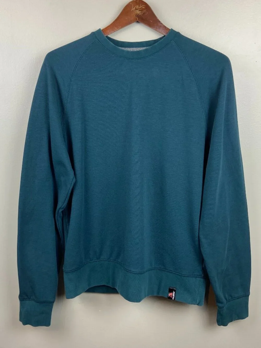 Banana Republic x Polartec Teal Blue Sweatshirt Size Medium Lightweight Outdoor